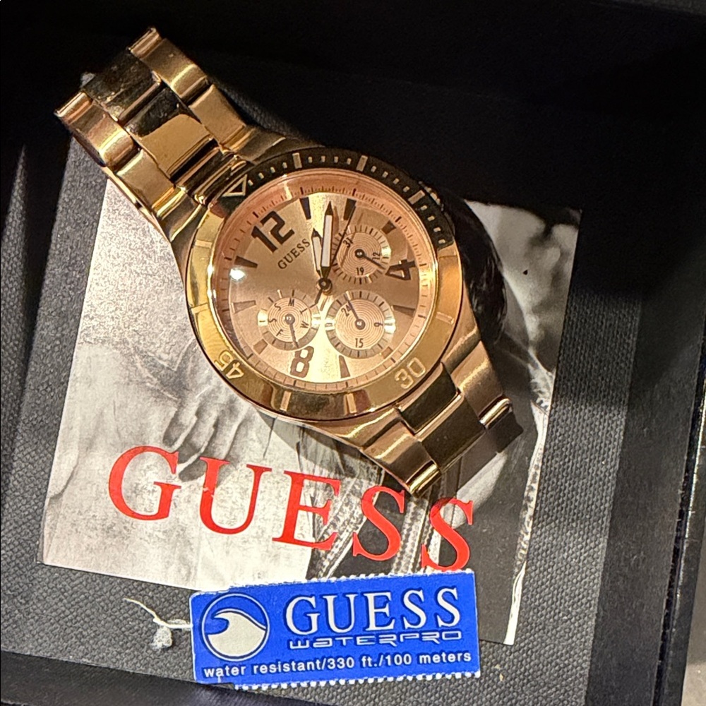 Y2k Guess Gold-Tone Watch